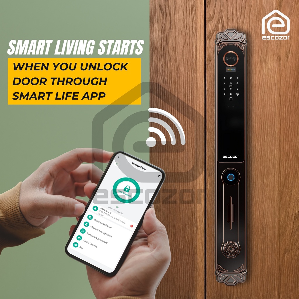 Vintage Royal Premium Smart Door Lock